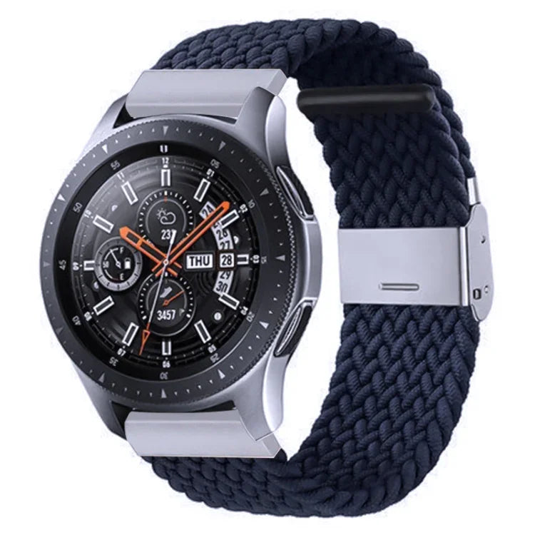 Dây đeo khóa kim loại bện nylon cho Galaxy Watch 4 20mm, 20mm