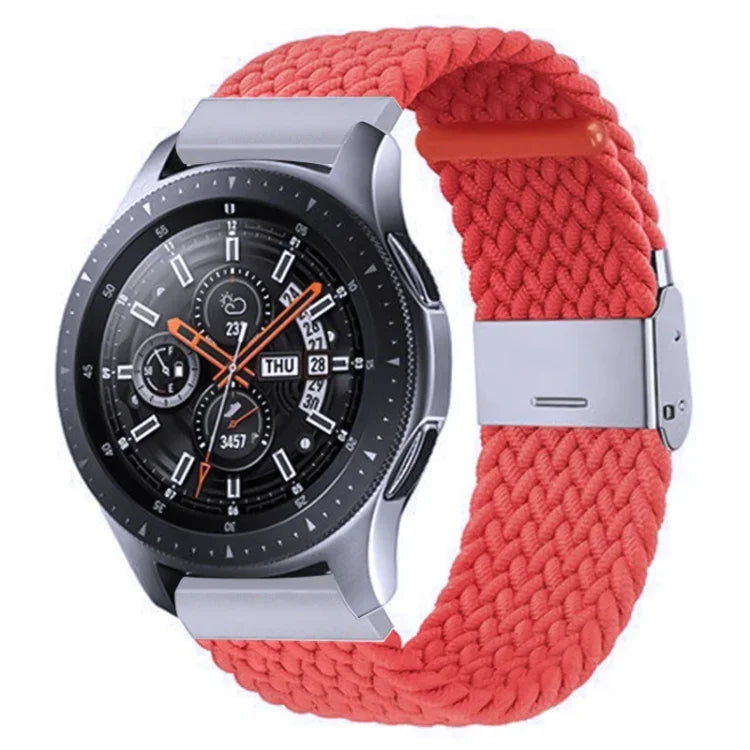 Dây đeo khóa kim loại bện nylon cho Galaxy Watch 4 20mm, 20mm