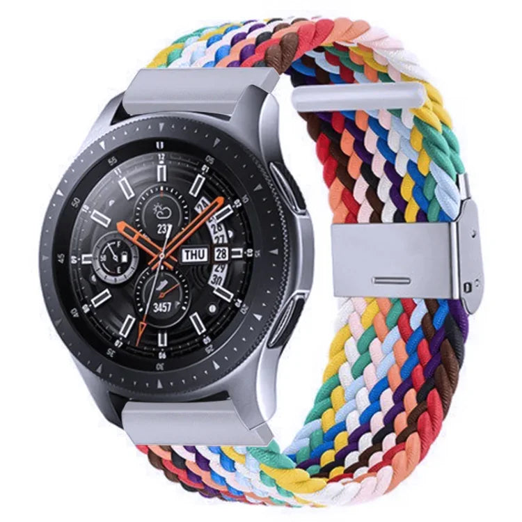 Dây đeo khóa kim loại bện nylon cho Galaxy Watch 4 20mm, 20mm
