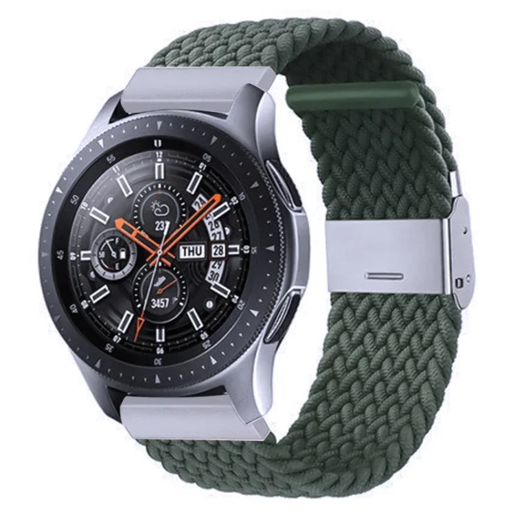 Dây đeo khóa kim loại bện nylon cho Galaxy Watch 4 20mm, 20mm