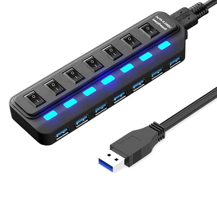 Bộ chia USB 3.0 HUB 7 cổng chuyển đổi độc lập, bộ chia