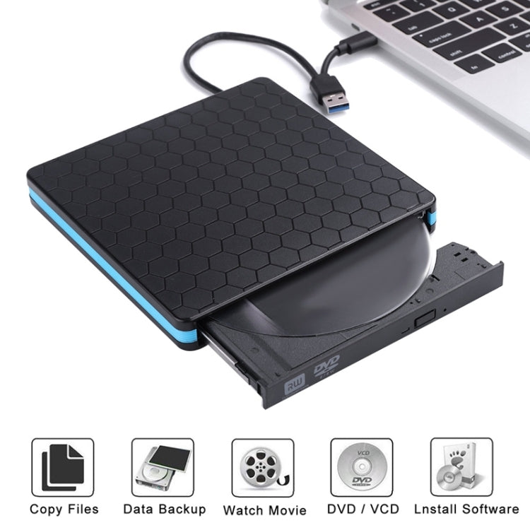 Đầu Đọc Quang Phổ Thông USB Type-C 3.0 Ghi Đĩa DVD/CD/VCD Ngoài RW SVCD, Đầu Đọc Quang Phổ Thông
