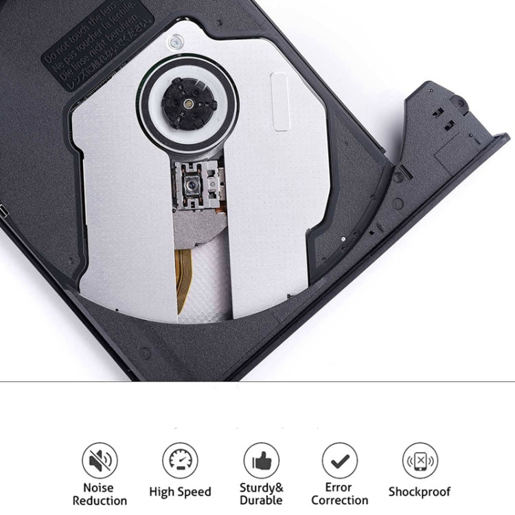 Đầu Đọc Quang Phổ Thông USB Type-C 3.0 Ghi Đĩa DVD/CD/VCD Ngoài RW SVCD, Đầu Đọc Quang Phổ Thông