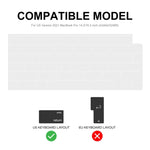 Màng bảo vệ bàn phím laptop TPU mềm siêu mỏng ENKAY cho MacBook Air 13.6 2022/2024 A2681 (M2) / A3113 (M3), Phiên bản: Phiên bản Mỹ, Phiên bản Mỹ, Phiên bản EU