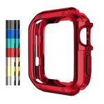 Ốp bảo vệ đồng hồ TPU mạ điện chống rơi cho Apple 1/2/3/4/5/6/7/SE, 38mm/40mm/41mm, 42mm/44mm/45mm
