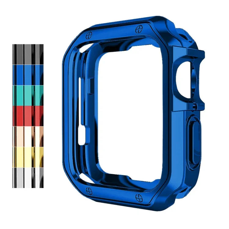 Ốp bảo vệ đồng hồ TPU mạ điện chống rơi cho Apple 1/2/3/4/5/6/7/SE, 38mm/40mm/41mm, 42mm/44mm/45mm