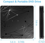 Đầu đọc DVD RW USB 3.0 di động ngoài có ổ quang