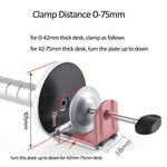Giá đỡ xoay điều chỉnh chiều cao OA-9X cho máy tính xách tay 10-16 inch và máy tính bảng 4,7-12,9 inch