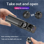 Tai nghe Bluetooth T&G TG909 TWS mini trong tai, stereo kênh đôi, màn hình LED