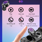Tai nghe Bluetooth T&G TG909 TWS mini trong tai, stereo kênh đôi, màn hình LED
