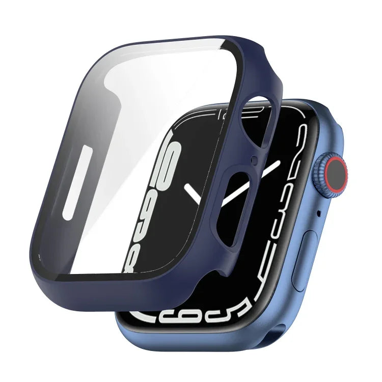 Ốp bảo vệ chống sốc PC kèm kính cường lực, Dành cho Apple Watch Series 9 / 8 / 7 45mm, Dành cho Apple Watch Series 9 / 8 / 7 41mm