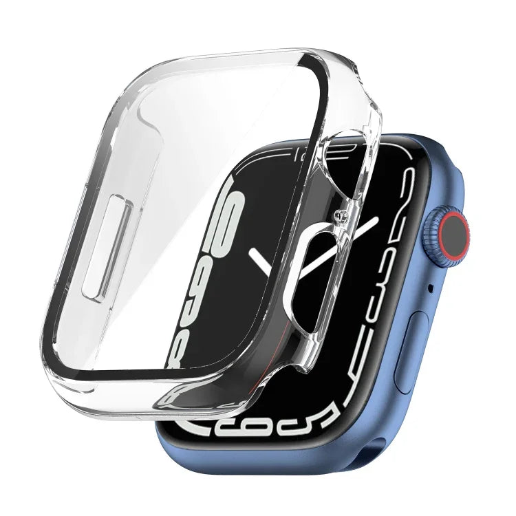 Ốp bảo vệ chống sốc PC kèm kính cường lực, Dành cho Apple Watch Series 9 / 8 / 7 45mm, Dành cho Apple Watch Series 9 / 8 / 7 41mm