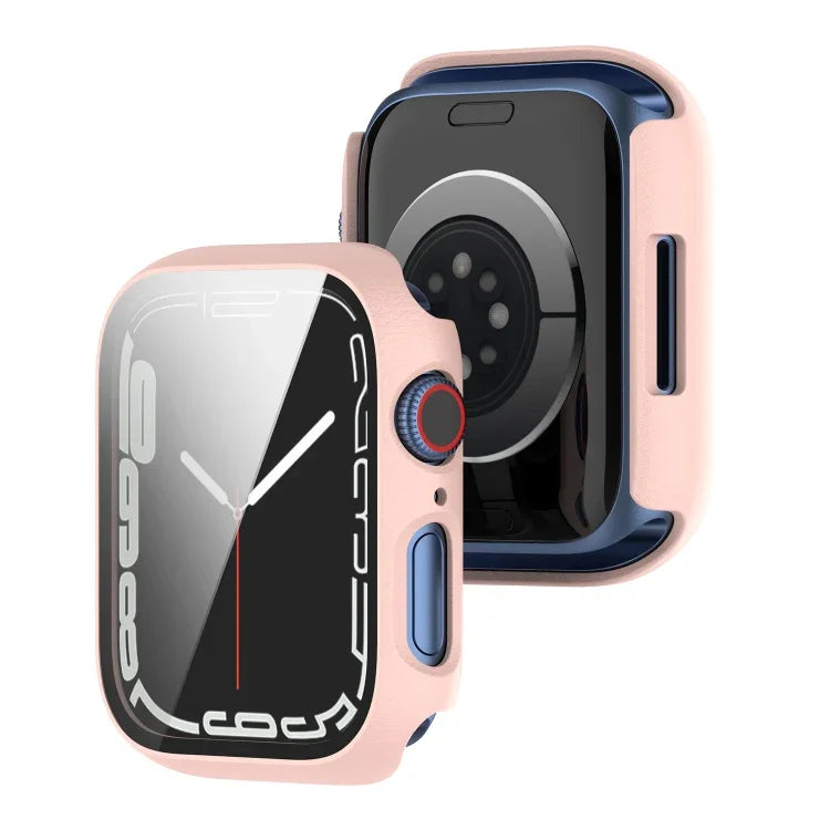 Ốp bảo vệ chống sốc PC kèm kính cường lực, Dành cho Apple Watch Series 9 / 8 / 7 45mm, Dành cho Apple Watch Series 9 / 8 / 7 41mm