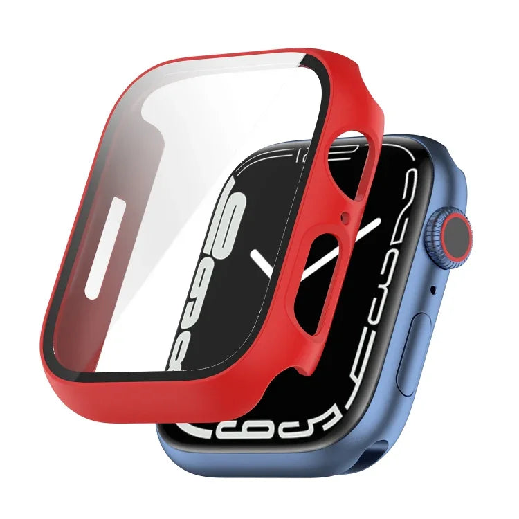 Ốp bảo vệ chống sốc PC kèm kính cường lực, Dành cho Apple Watch Series 9 / 8 / 7 45mm, Dành cho Apple Watch Series 9 / 8 / 7 41mm