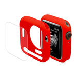 ENKAY Hat-Prince Ốp TPU Bảo Vệ + Màng Bảo Vệ Màn Hình PET Bao Phủ Toàn Bộ Cho Apple Watch Series 7 41mm