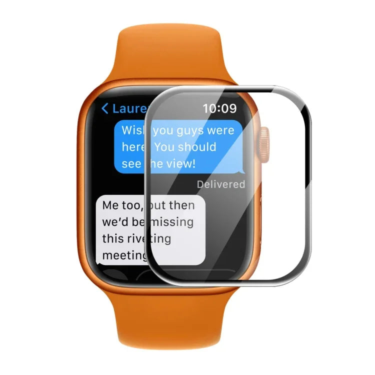 ENKAY Hat-Prince Màng Bảo Vệ Màn Hình HD Kính Cường Lực Toàn Bộ 3D Cong Viền Cho Apple Watch Series 9 / 8 / 7 41mm, 1 Cái, 2 Cái, 5 Cái, 10 Cái
