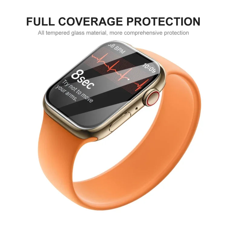ENKAY Hat-Prince Màng Bảo Vệ Màn Hình HD Kính Cường Lực Toàn Bộ 3D Cong Viền Cho Apple Watch Series 9 / 8 / 7 45mm, 1 Cái, 2 Cái, 5 Cái, 10 Cái