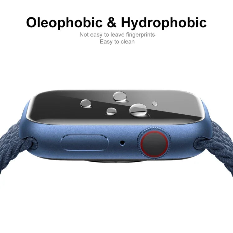 ENKAY Hat-Prince Màng Bảo Vệ Màn Hình HD Kính Cường Lực Toàn Bộ 3D Cong Viền Cho Apple Watch Series 9 / 8 / 7 45mm, 1 Cái, 2 Cái, 5 Cái, 10 Cái