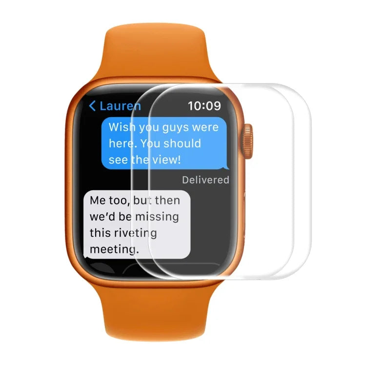 ENKAY Hat-Prince Màng Bảo Vệ Màn Hình HD Kính Cường Lực Toàn Bộ 3D Cong Viền Cho Apple Watch Series 9 / 8 / 7 45mm, 1 Cái, 2 Cái, 5 Cái, 10 Cái