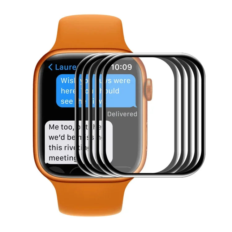 ENKAY Hat-Prince Màng Bảo Vệ Màn Hình HD Kính Cường Lực Toàn Bộ 3D Cong Viền Cho Apple Watch Series 9 / 8 / 7 45mm, 1 Cái, 2 Cái, 5 Cái, 10 Cái