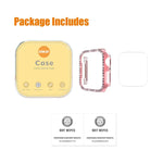 Ốp lưng đồng hồ PC mạ điện kim cương ENKAY Hat-Prince + Miếng dán màn hình PET cong bảo vệ toàn diện cho Apple Watch Series 7 45mm