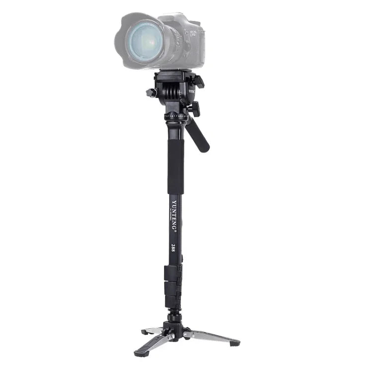 YUNTENG VCT-288 Chân Máy Gắn Monopod với Đầu Kéo Dầu, VCT-288