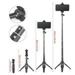 Yunteng YT-9928 chân máy cầm tay 3 trong 1, gậy tự sướng monopod, điều khiển chụp ảnh từ xa Bluetooth cho tất cả điện thoại thông minh