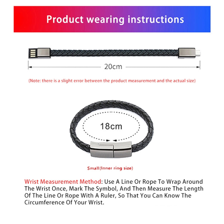 Cáp sạc dữ liệu vòng tay USB sang 8 Pin XJ-73 dài 20cm, 8 Pin, 20cm 8 Pin