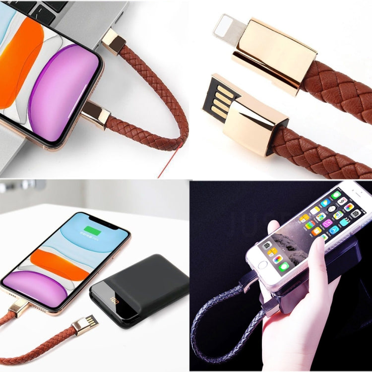 Cáp sạc dữ liệu vòng tay USB sang 8 Pin XJ-73 dài 20cm, 8 Pin, 20cm 8 Pin