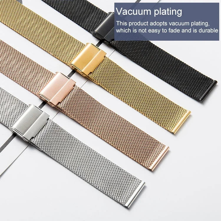 Dây Đeo Đồng Hồ Milan Meta Cho Apple Watch Series, 7 41mm / 6&SE&5&4 40mm / 3&2&1 38mm, 7 45mm / 6&SE&5&4 44mm / 3&2&1 42mm