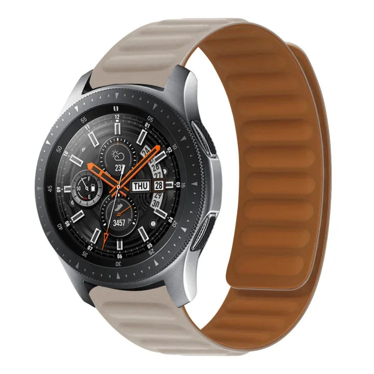 Silicone Magnetic Watch Strap, For Samsung Galaxy Watch 3 41MM R850, For Samsung Galaxy Gear Sport, For Samsung Galaxy Watch Active