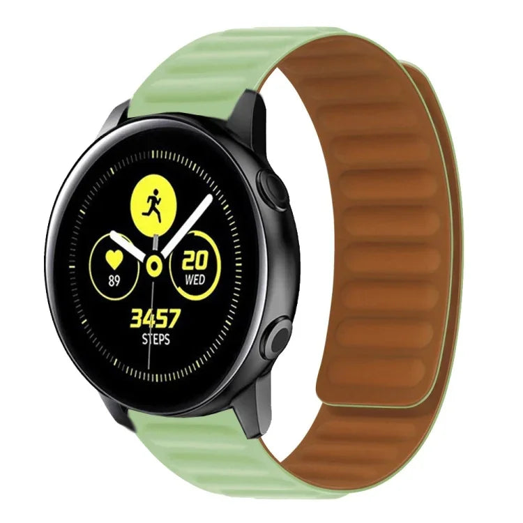 Silicone Magnetic Watch Strap, For Samsung Galaxy Watch 3 41MM R850, For Samsung Galaxy Gear Sport, For Samsung Galaxy Watch Active