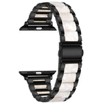 Dây đồng hồ kim loại + nhựa cho Apple Watch Series, 7 41mm / 6&SE&5&4 40mm / 3&2&1 38mm, 7 45mm / 6&SE&5&4 44mm / 3&2&1 42mm