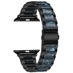 Dây đồng hồ kim loại + nhựa cho Apple Watch Series, 7 41mm / 6&SE&5&4 40mm / 3&2&1 38mm, 7 45mm / 6&SE&5&4 44mm / 3&2&1 42mm