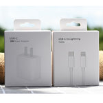 Bộ sạc du lịch AU-20W PD USB-C / Type-C với cáp dữ liệu USB-C sang 8 Pin, phích cắm AU, phích cắm AU + cáp PD 8 Pin dài 1m, phích cắm AU + cáp PD 8 Pin dài 2m