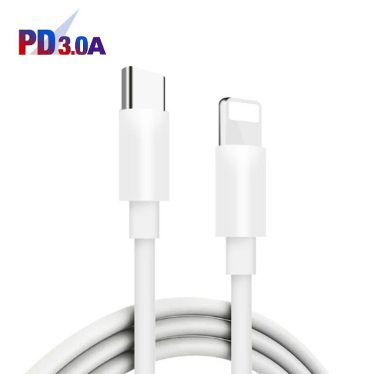 PD03 20W PD3.0 + QC3.0 USB Charger with Type-C to 8 Pin Data Cable, EU Plug, EU Plug + Type-C to 8 Pin Cable