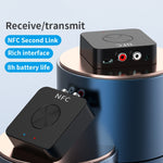 Bộ thu và phát Bluetooth 5.0 NFC BT-21 bộ chuyển đổi âm thanh RCA 3.5mm AUX, BT-21
