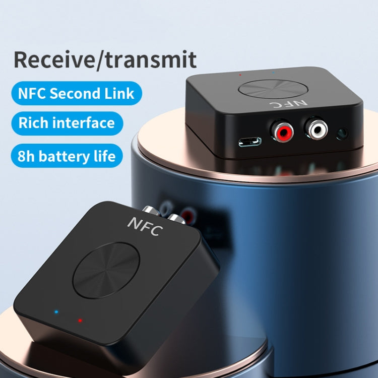 Bộ thu và phát Bluetooth 5.0 NFC BT-21 bộ chuyển đổi âm thanh RCA 3.5mm AUX, BT-21