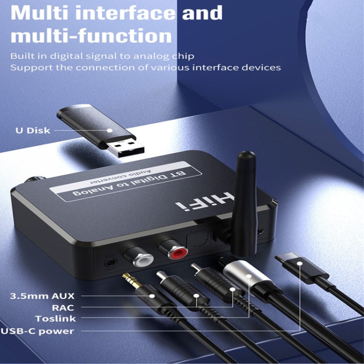 Bộ thu Bluetooth 5.0 B35 bộ chuyển đổi âm thanh kỹ thuật số sang analog 3.5mm, B35