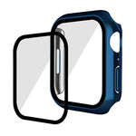 Ốp lưng 2 trong 1 khung PC + kính cường lực 9H ENKAY Hat-Prince, Dành cho Apple Watch Series 8 / 7 41mm, Dành cho Apple Watch Series 8 / 7 45mm