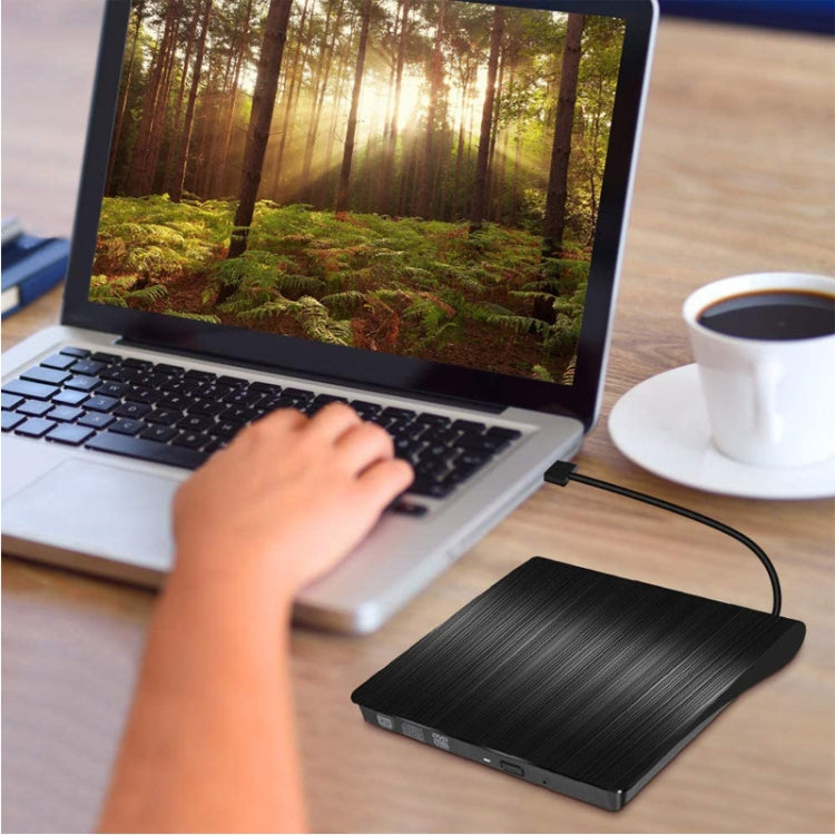 Đầu đọc ổ đĩa quang CD / DVD-RW ngoài USB 3.0 vỏ nhôm, ECD819