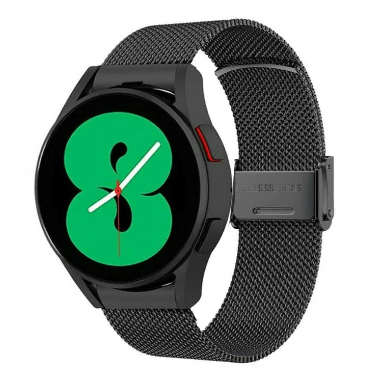 Dây đeo kim loại lưới Milan một khóa, Dành cho Samsung Galaxy Watch 3 41mm, Dành cho Samsung Galaxy Watch 4 Classic 42mm / 46mm, Dành cho Samsung Galaxy Watch 4 40mm / 44mm, Dành cho Samsung Galaxy Gear Sport, Dành cho Samsung Galaxy Gear S2 Classic