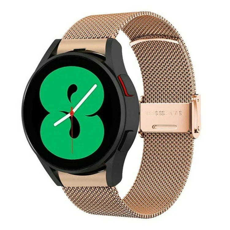 Dây đeo kim loại lưới Milan một khóa, Dành cho Samsung Galaxy Watch 3 41mm, Dành cho Samsung Galaxy Watch 4 Classic 42mm / 46mm, Dành cho Samsung Galaxy Watch 4 40mm / 44mm, Dành cho Samsung Galaxy Gear Sport, Dành cho Samsung Galaxy Gear S2 Classic