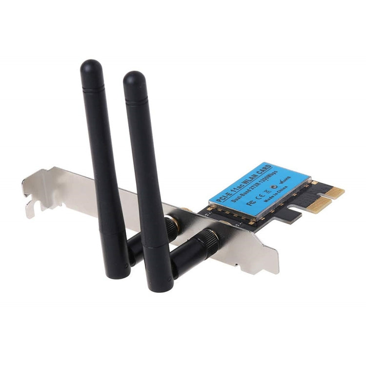 Card mạng không dây PCIe băng tần kép 5G / 2.4G 1200Mbps