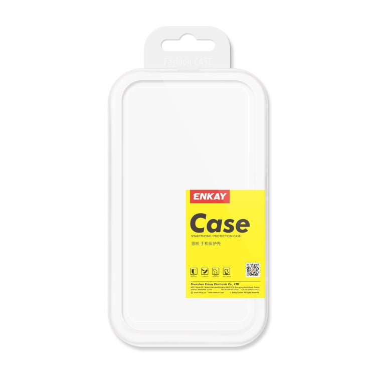 ENKAY Frameless Hollow Shockproof PC Case for iPhone 13, For iPhone 13