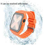 Dây silicone kèm ốp cho Apple Watch Series, 7 41mm / 6&SE&5&4 40mm / 3&2&1 38mm, 7 45mm / 6&SE&5&4 44mm / 3&2&1 42mm