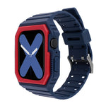 Dây silicone kèm ốp cho Apple Watch Series, 7 41mm / 6&SE&5&4 40mm / 3&2&1 38mm, 7 45mm / 6&SE&5&4 44mm / 3&2&1 42mm