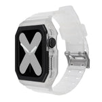 Dây silicone kèm ốp cho Apple Watch Series, 7 41mm / 6&SE&5&4 40mm / 3&2&1 38mm, 7 45mm / 6&SE&5&4 44mm / 3&2&1 42mm