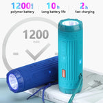 Loa Bluetooth Không Dây Đa Năng Ngoài Trời Di Động Đèn LED T&G TG312