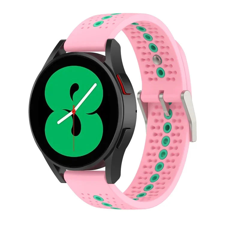 Dây Silicone Thoáng Khí Hai Màu, Dành Cho Samsung Gear S2 Classic, Dành Cho Samsung Galaxy Gear Sport
